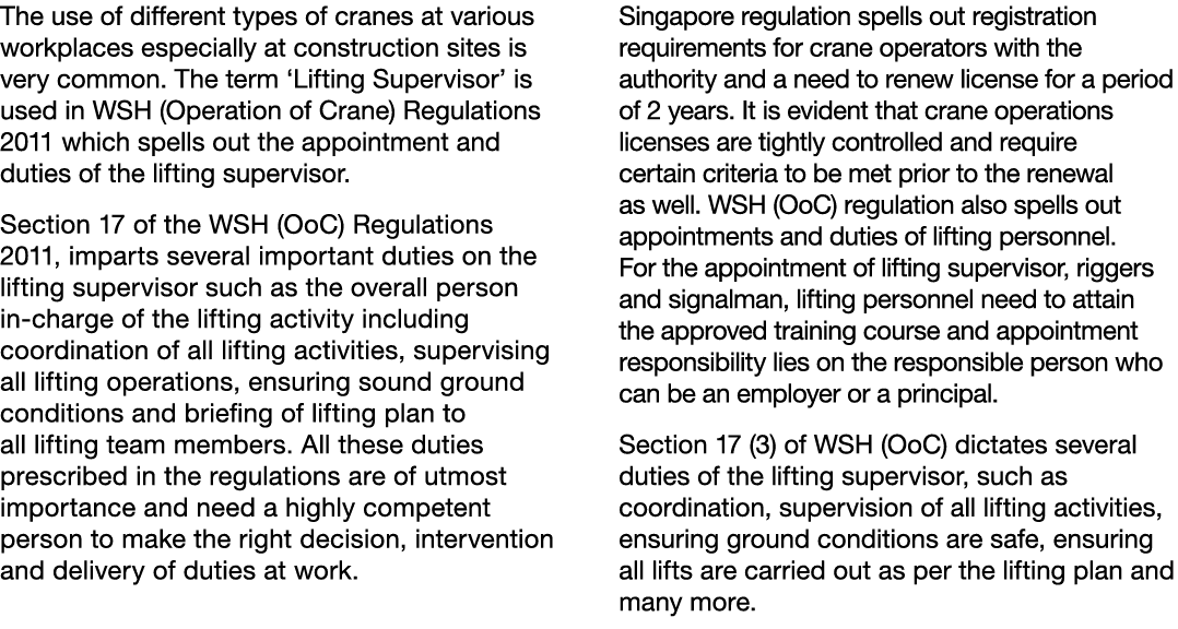 The use of different types of cranes at various workplaces especially at construction sites is very common. The term ...