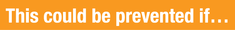 This could be prevented if…