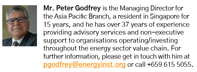  ,Mr  Peter Godfrey is the Managing Director for the Asia Pacific Branch, a resident in Singapore for 15 years, and h   