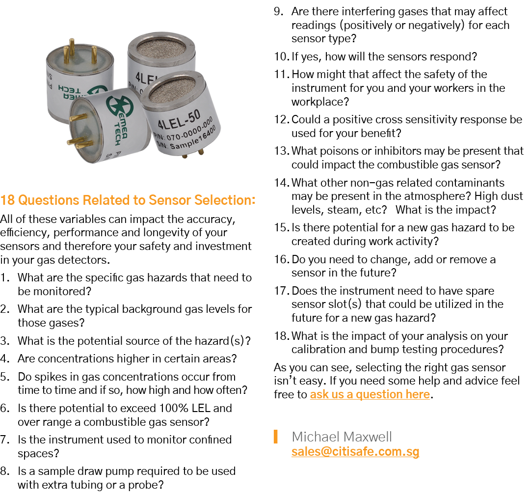  18 Questions Related to Sensor Selection: All of these variables can impact the accuracy, efficiency, performance an   