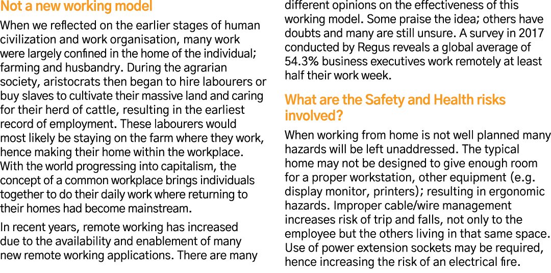 Not a new working model When we reflected on the earlier stages of human civilization and work organisation, many wor   