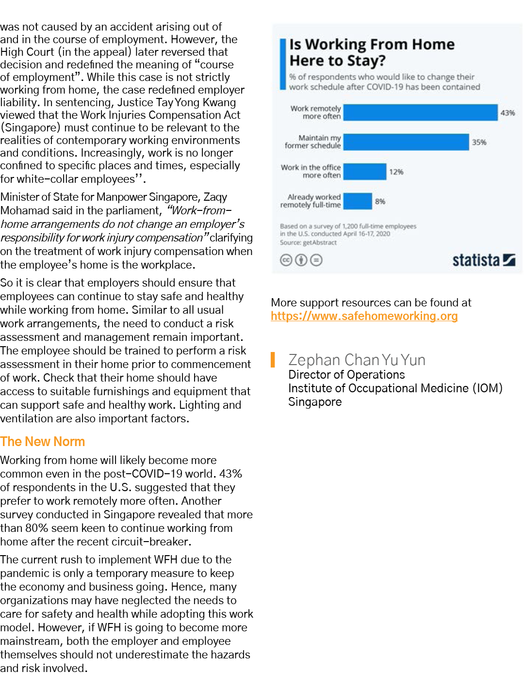 was not caused by an accident arising out of and in the course of employment  However, the High Court (in the appeal)   