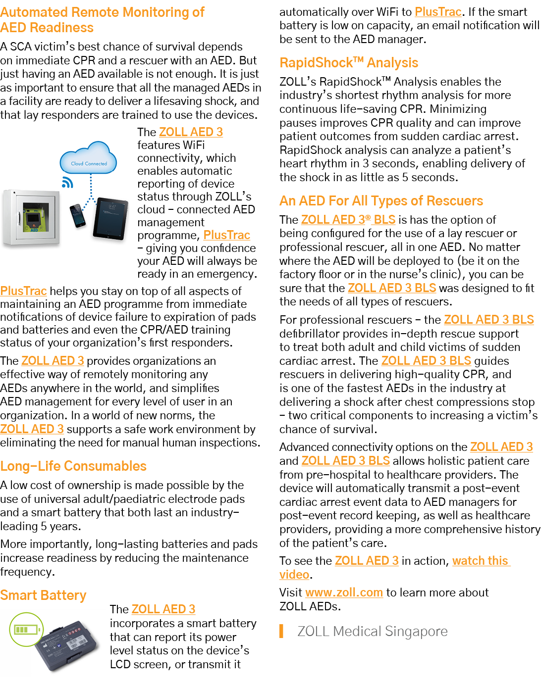 Automated Remote Monitoring of AED Readiness A SCA victim s best chance of survival depends on immediate CPR and a re   