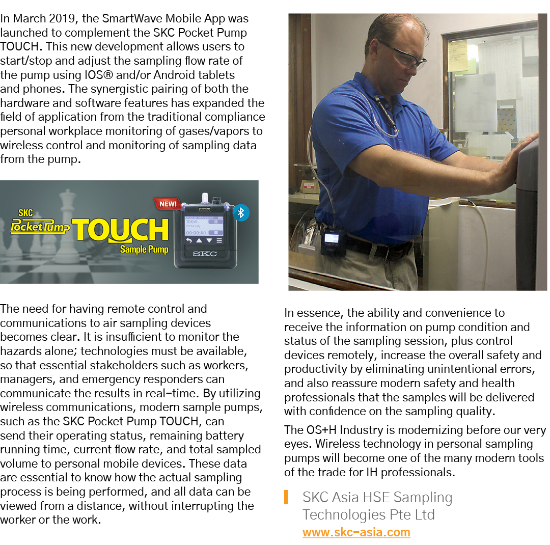 In March 2019, the SmartWave Mobile App was launched to complement the SKC Pocket Pump TOUCH  This new development al   