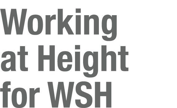 Working at Height for WSH