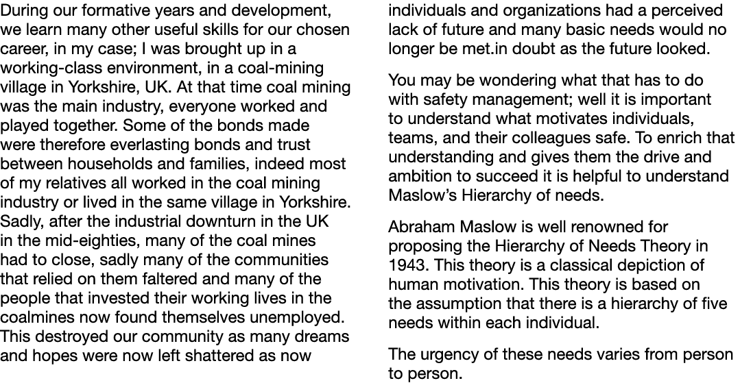 During our formative years and development, we learn many other useful skills for our chosen career, in my case; I wa   