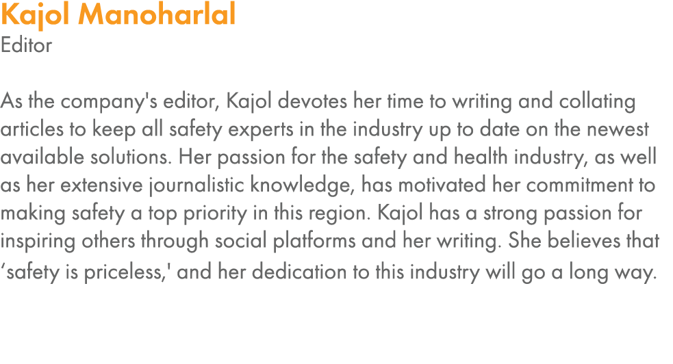 Kajol Manoharlal Editor  As the company's editor, Kajol devotes her time to writing and collating articles to keep al   