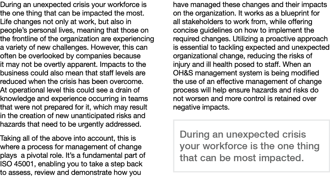 During an unexpected crisis your workforce is the one thing that can be impacted the most  Life changes not only at w   