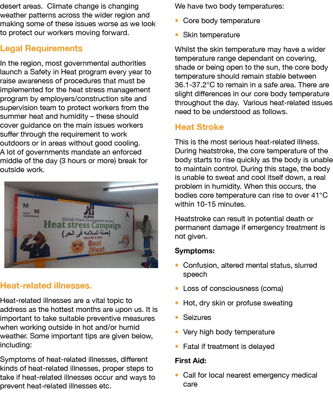 desert areas  Climate change is changing weather patterns across the wider region and making some of these issues wor   