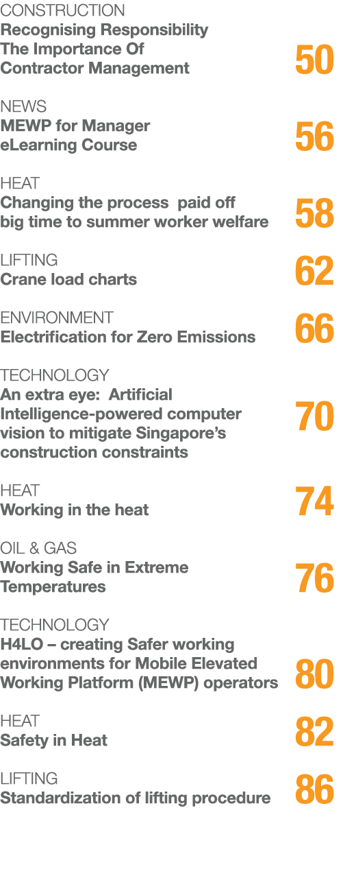 CONSTRUCTION Recognising Responsibility The Importance Of Contractor Management 50 NEWS MEWP for Manager eLearning Co   