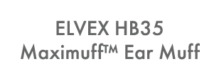 ELVEX HB35 Maximuff  Ear Muff