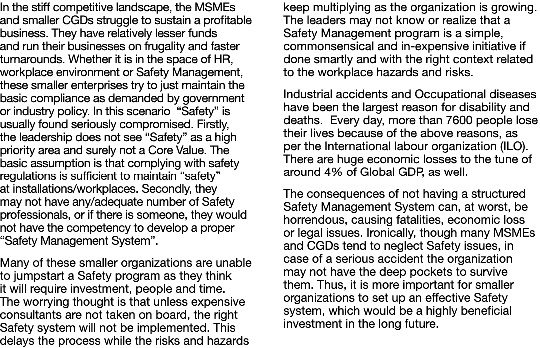 In the stiff competitive landscape, the MSMEs and smaller CGDs struggle to sustain a profitable business  They have r   