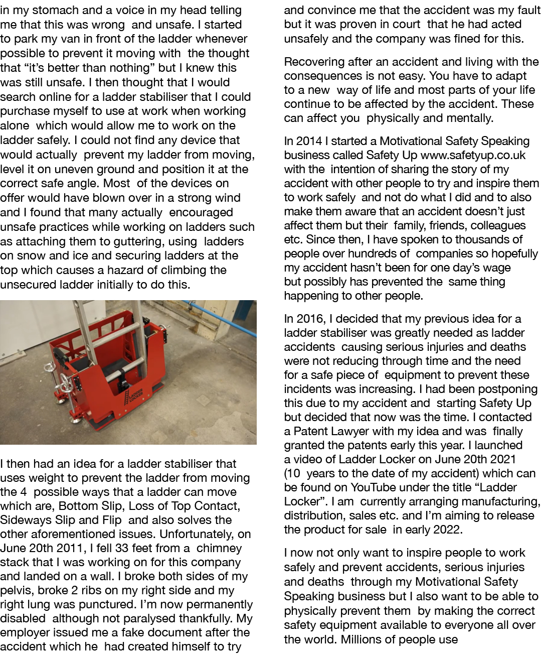 in my stomach and a voice in my head telling me that this was wrong and unsafe  I started to park my van in front of    