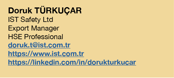 Doruk TÜRKUÇAR IST Safety Ltd Export Manager HSE Professional doruk t ist com tr https:  www ist com tr https:  linke   