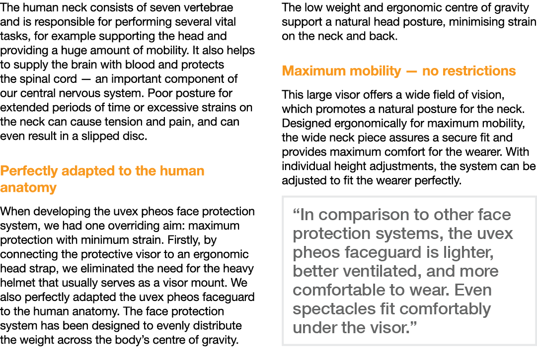 The human neck consists of seven vertebrae and is responsible for performing several vital tasks, for example support   
