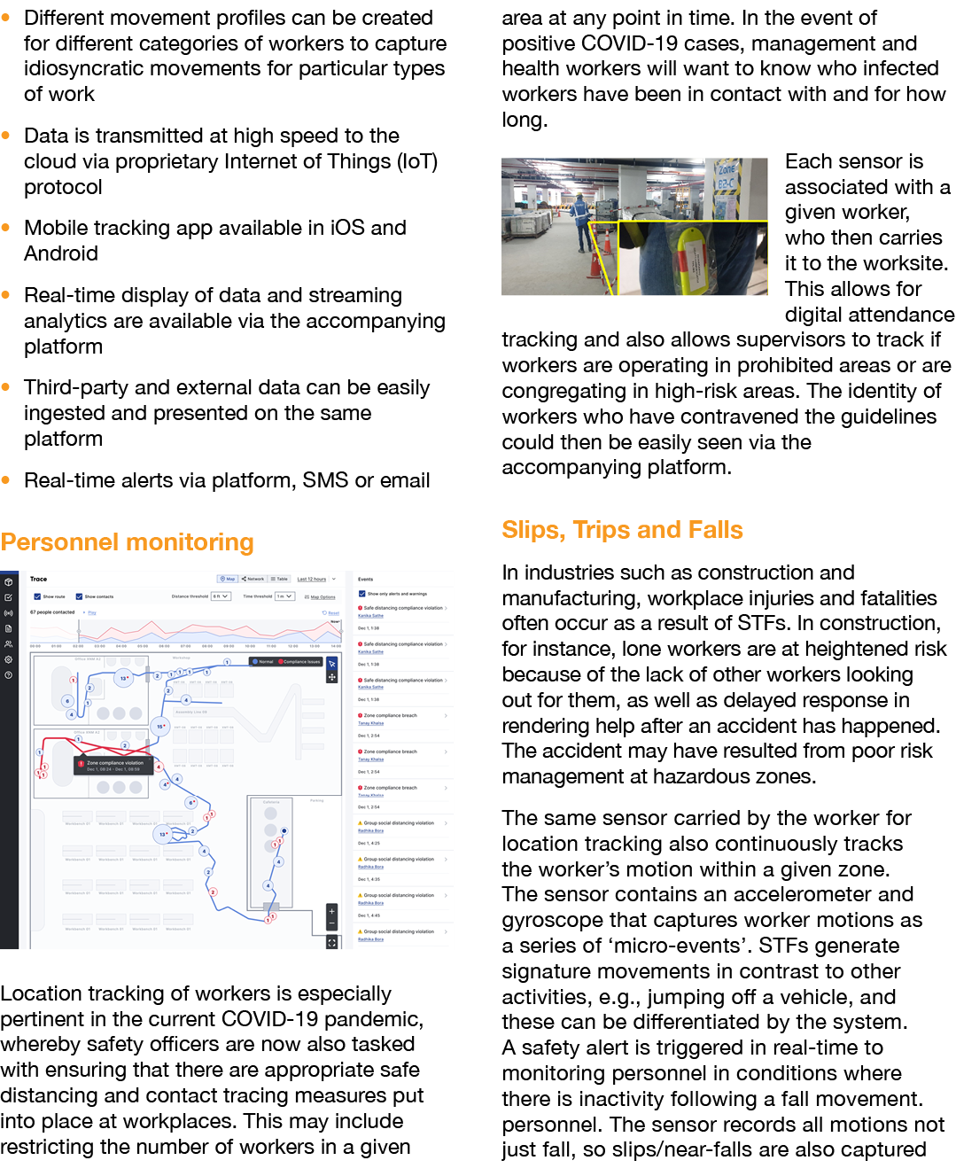   Different movement profiles can be created for different categories of workers to capture idiosyncratic movements f   