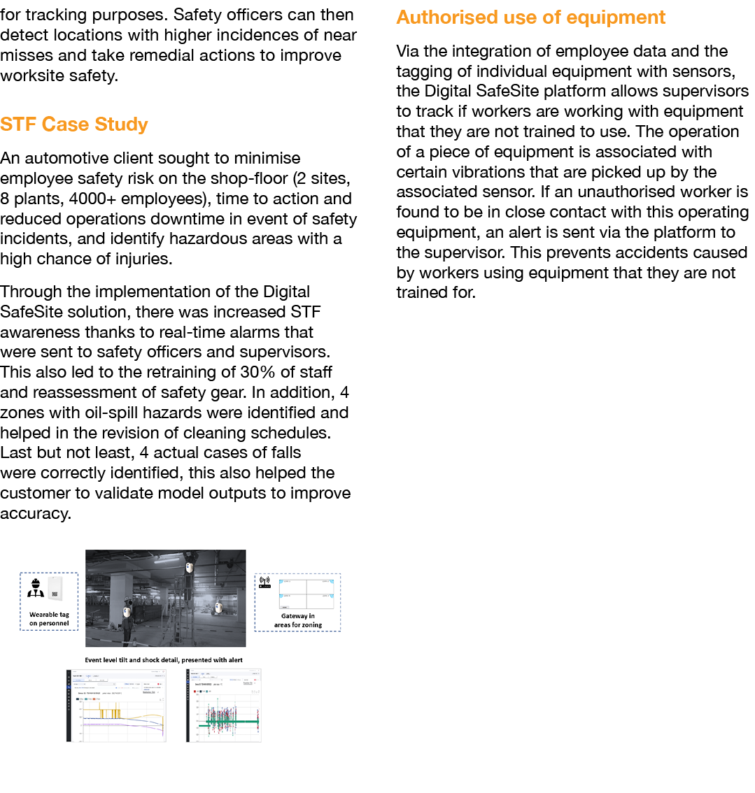 for tracking purposes  Safety officers can then detect locations with higher incidences of near misses and take remed   