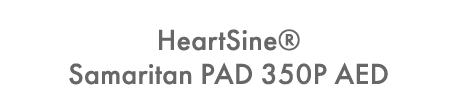 HeartSine  Samaritan PAD 350P AED
