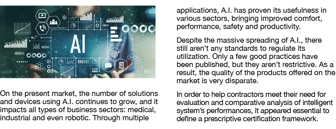  On the present market, the number of solutions and devices using A I  continues to grow, and it impacts all types of   