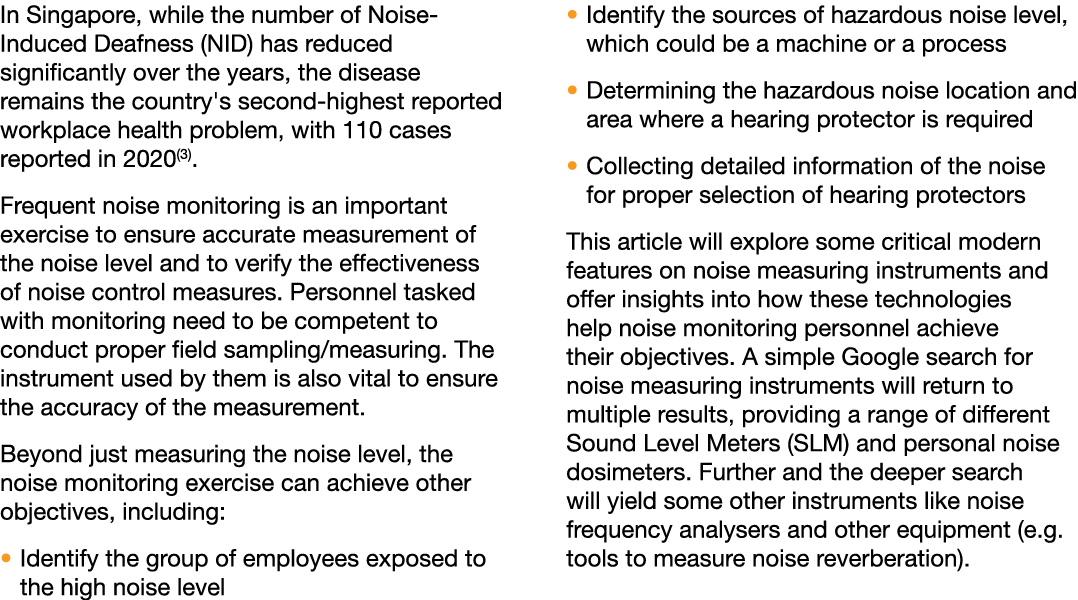 In Singapore, while the number of Noise-Induced Deafness (NID) has reduced significantly over the years, the disease    