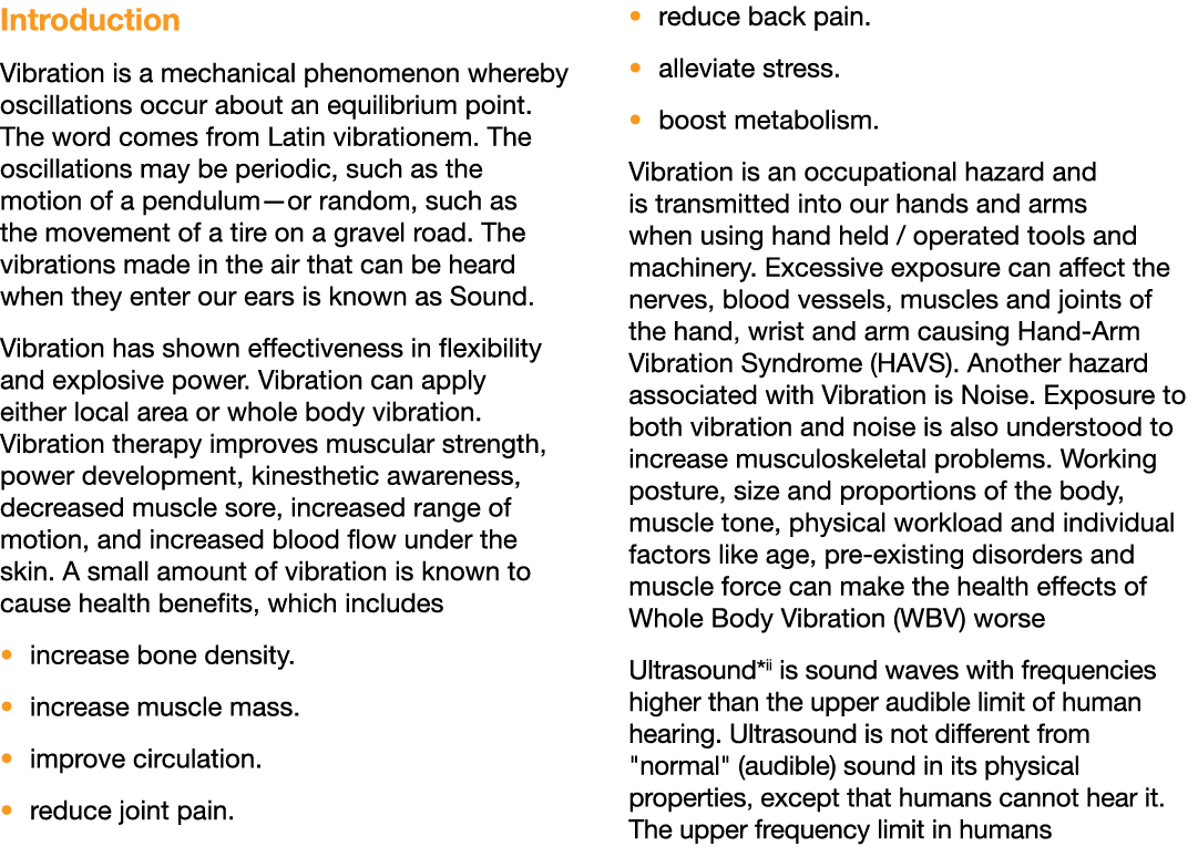 Introduction Vibration is a mechanical phenomenon whereby oscillations occur about an equilibrium point  The word com   