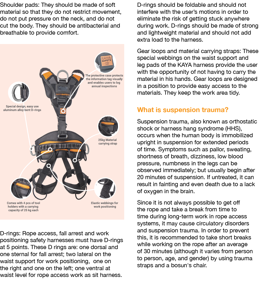 Shoulder pads: They should be made of soft material so that they do not restrict movement, do not put pressure on the   