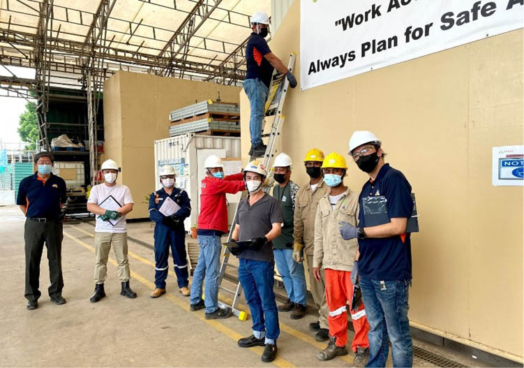 SAE delegates after the Ladder Association training course