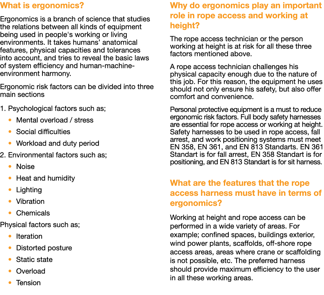 What is ergonomics  Ergonomics is a branch of science that studies the relations between all kinds of equipment being   