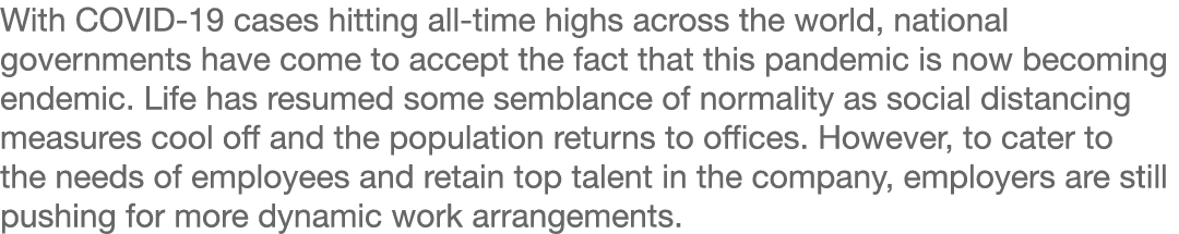 With COVID-19 cases hitting all-time highs across the world, national governments have come to accept the fact that t   