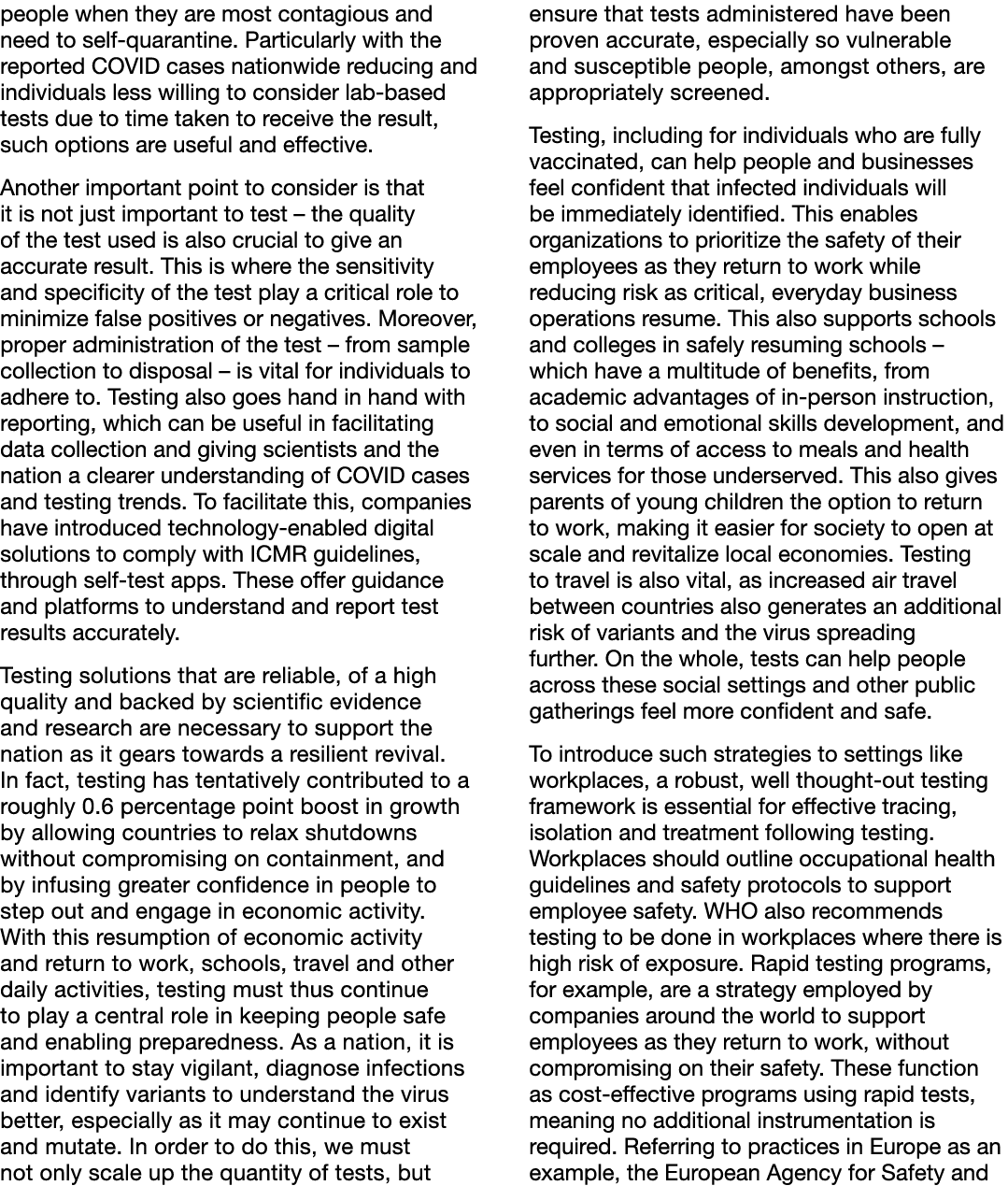 people when they are most contagious and need to self-quarantine  Particularly with the reported COVID cases nationwi   