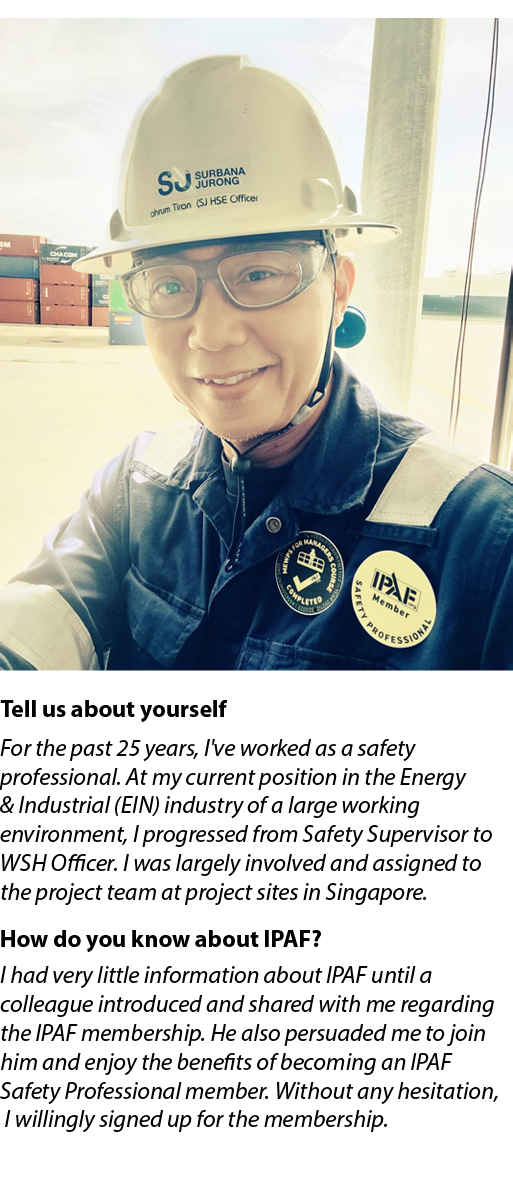  Tell us about yourself For the past 25 years, I've worked as a safety professional  At my current position in the En   