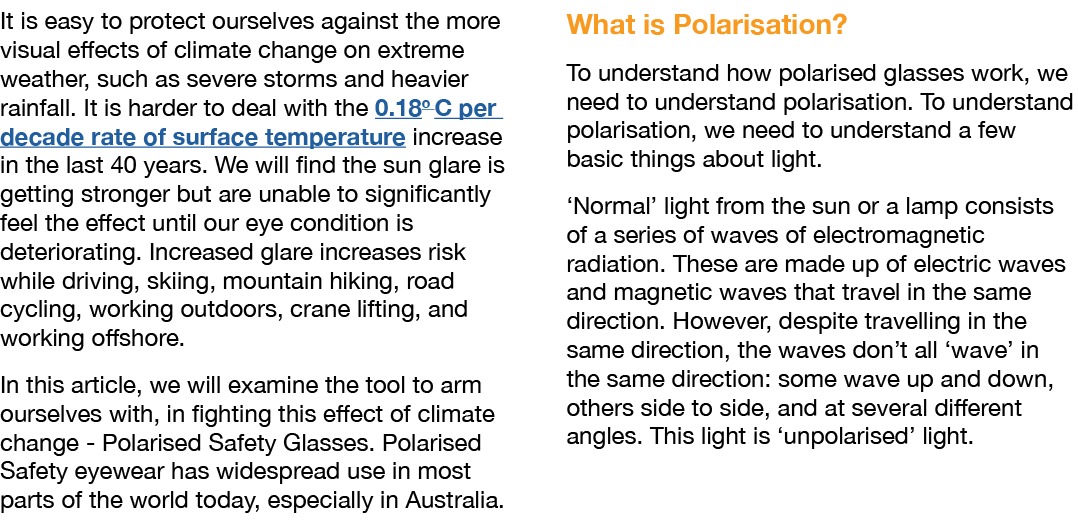 It is easy to protect ourselves against the more visual effects of climate change on extreme weather, such as severe    