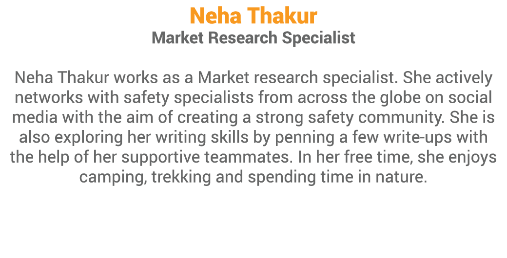 Neha Thakur Market Research Specialist Neha Thakur works as a Market research specialist  She actively networks with    
