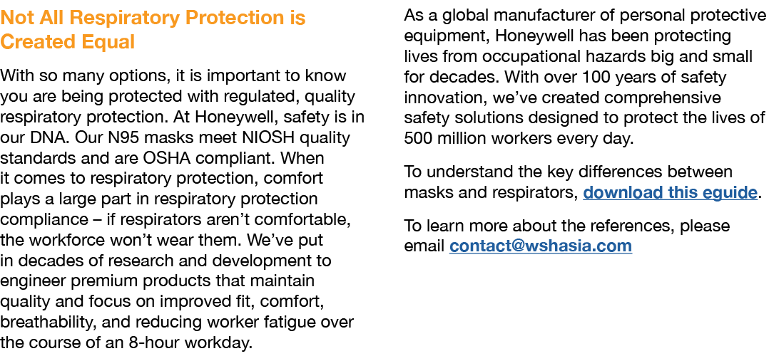 Not All Respiratory Protection is Created Equal With so many options, it is important to know you are being protected   