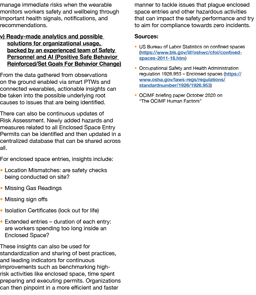 manage immediate risks when the wearable monitors workers safety and wellbeing through important health signals, noti   