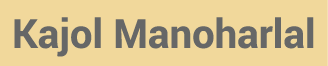 Kajol Manoharlal