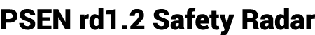 PSEN rd1 2 Safety Radar