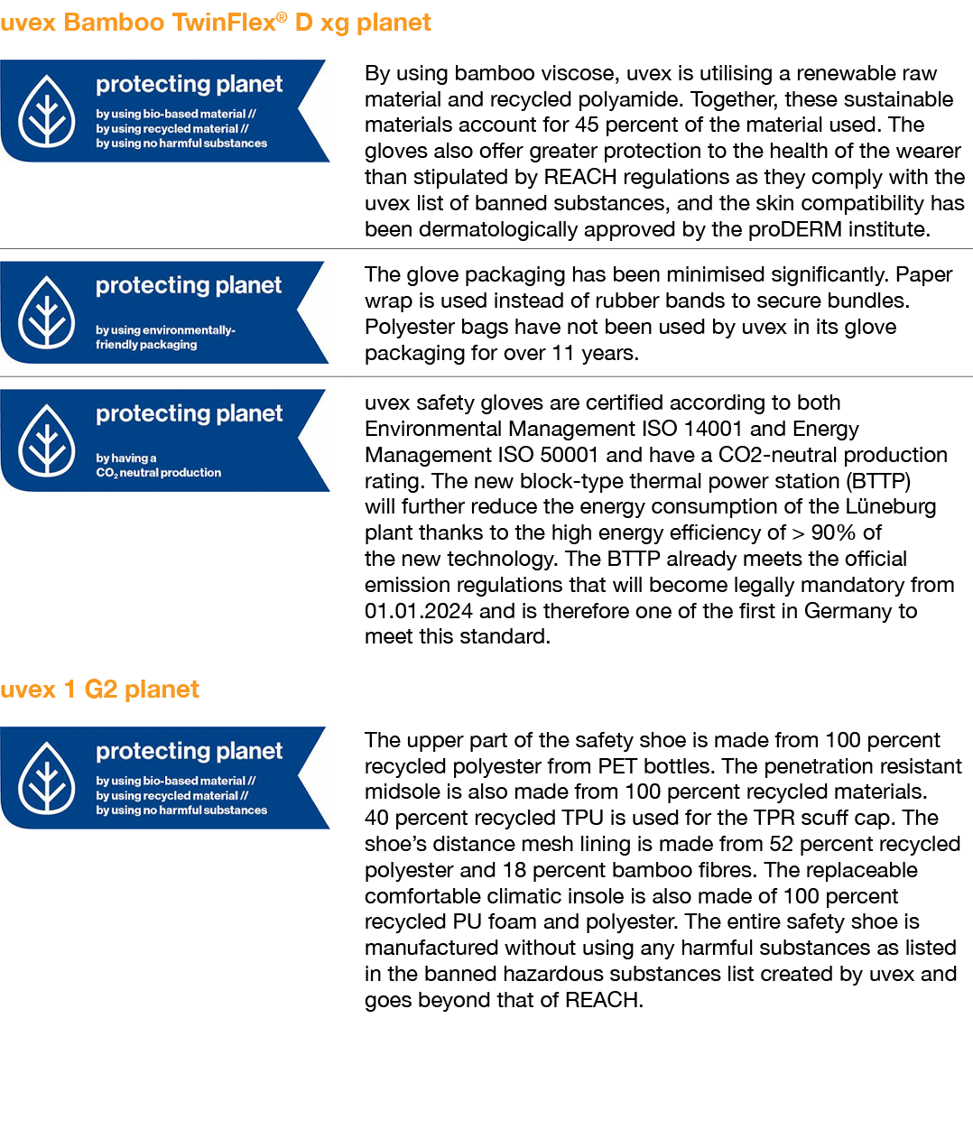 uvex Bamboo TwinFlex  D xg planet   uvex 1 G2 planet  
