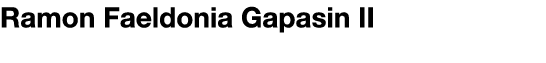 Ramon Faeldonia Gapasin II