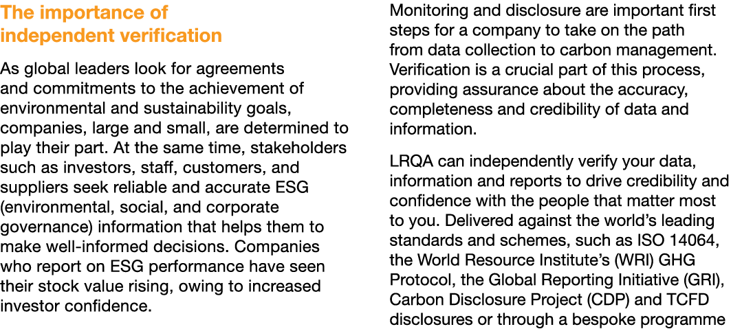 The importance of independent verification As global leaders look for agreements and commitments to the achievement o...