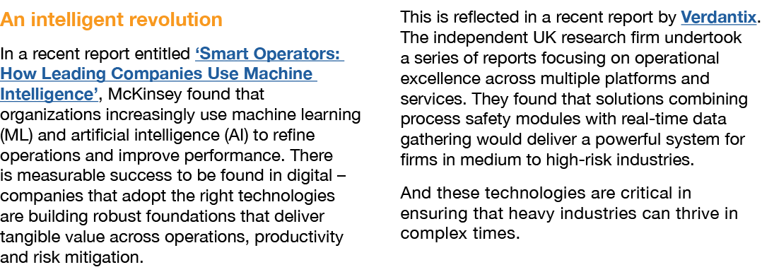 An intelligent revolution In a recent report entitled ‘Smart Operators: How Leading Companies Use Machine Intelligenc...