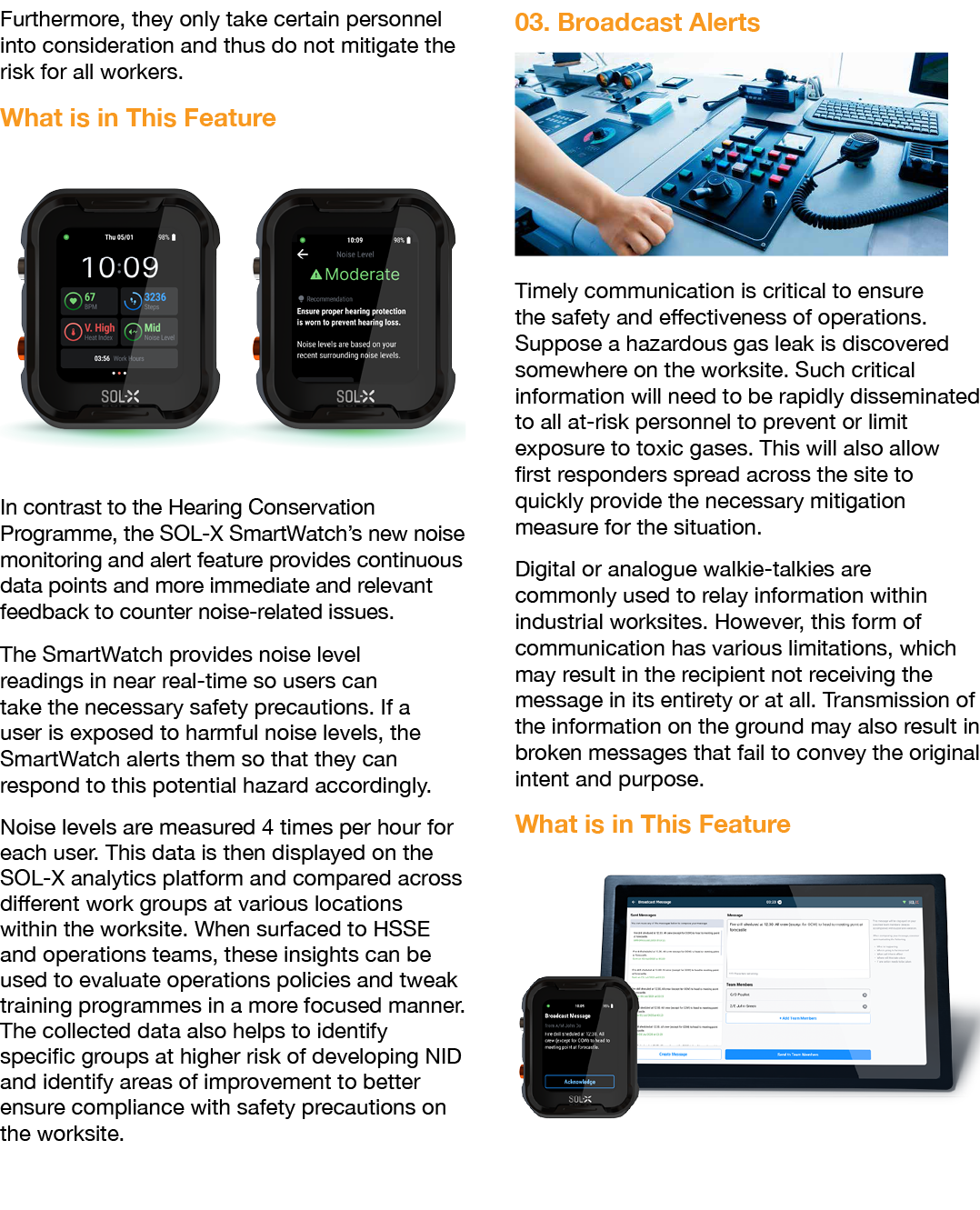 Furthermore, they only take certain personnel into consideration and thus do not mitigate the risk for all workers. W...