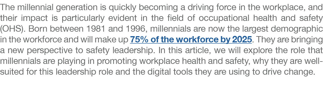 The millennial generation is quickly becoming a driving force in the workplace, and their impact is particularly evid...