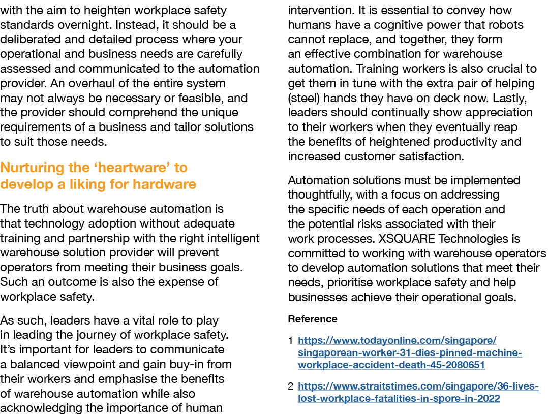 with the aim to heighten workplace safety standards overnight. Instead, it should be a deliberated and detailed proce...