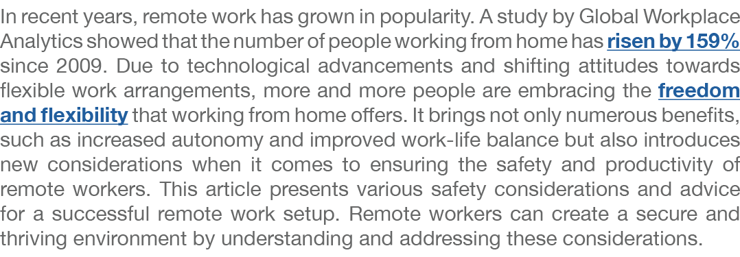 In recent years, remote work has grown in popularity. A study by Global Workplace Analytics showed that the number of...