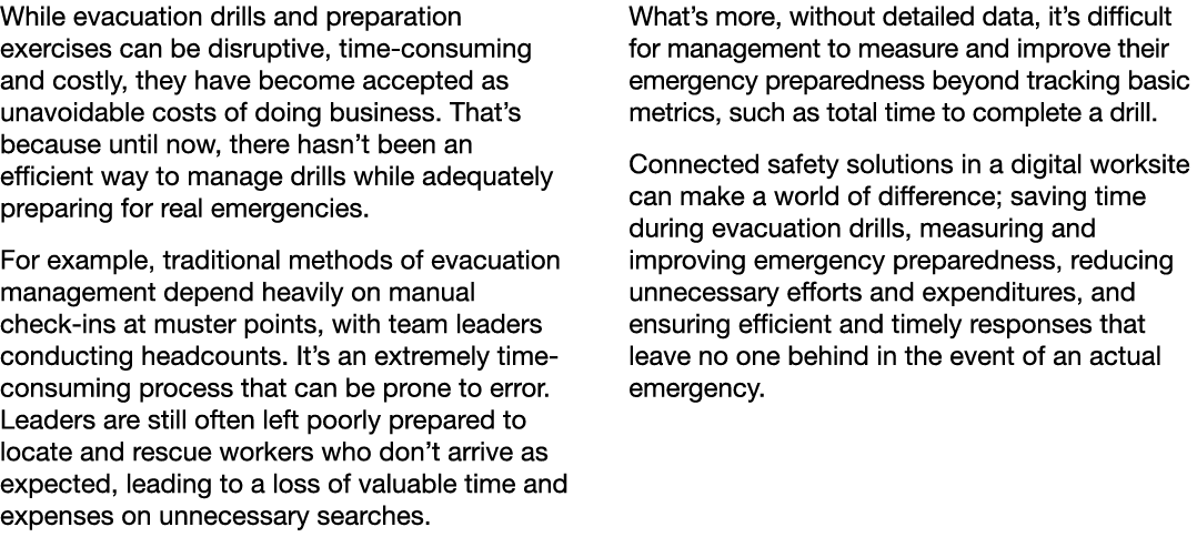 While evacuation drills and preparation exercises can be disruptive, time consuming and costly, they have become acce...