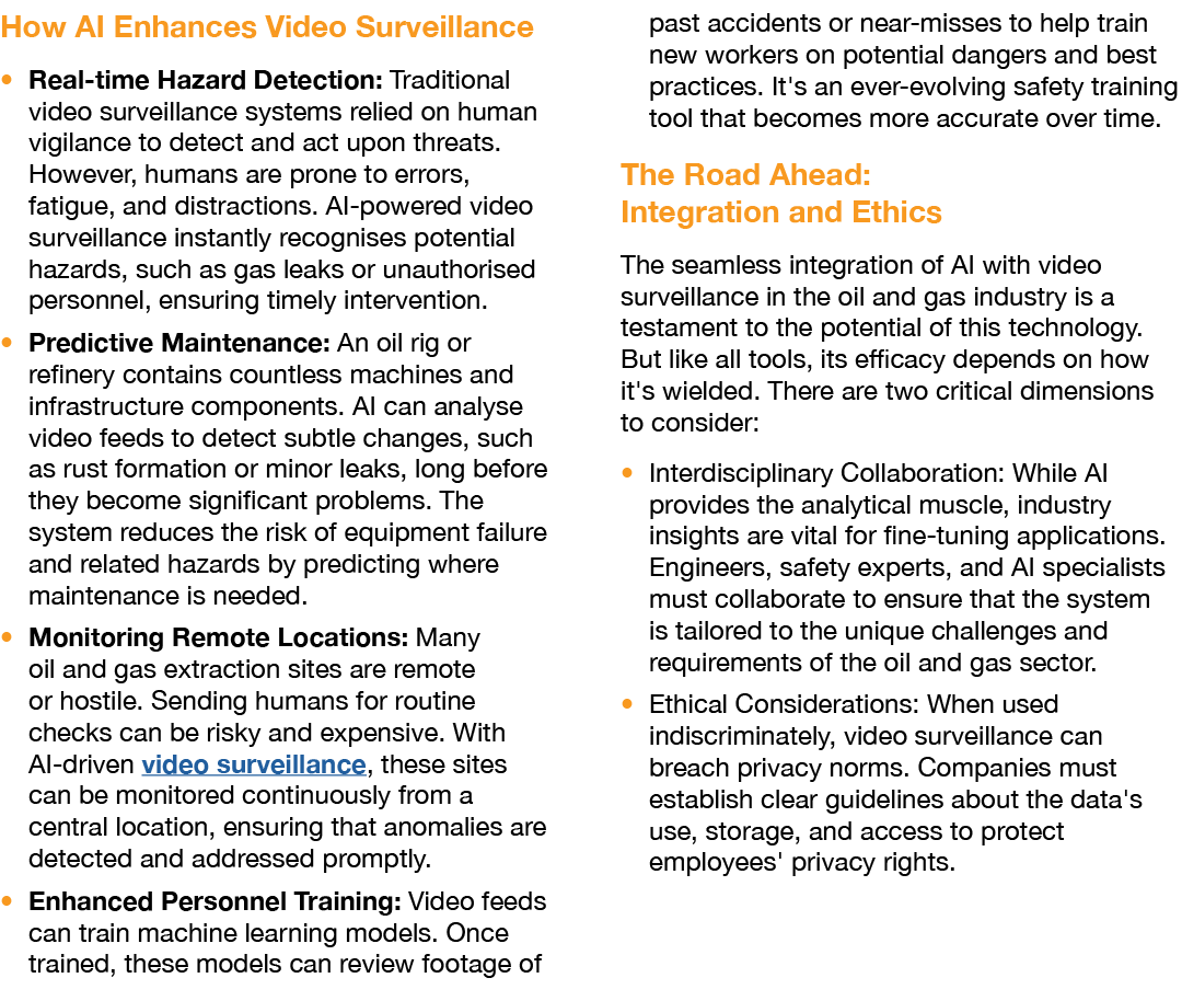 How AI Enhances Video Surveillance � Real time Hazard Detection: Traditional video surveillance systems relied on hum...
