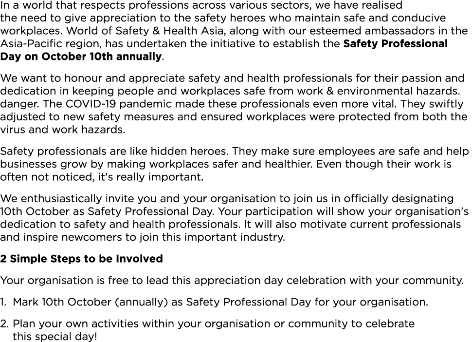 In a world that respects professions across various sectors, we have realised the need to give appreciation to the sa...