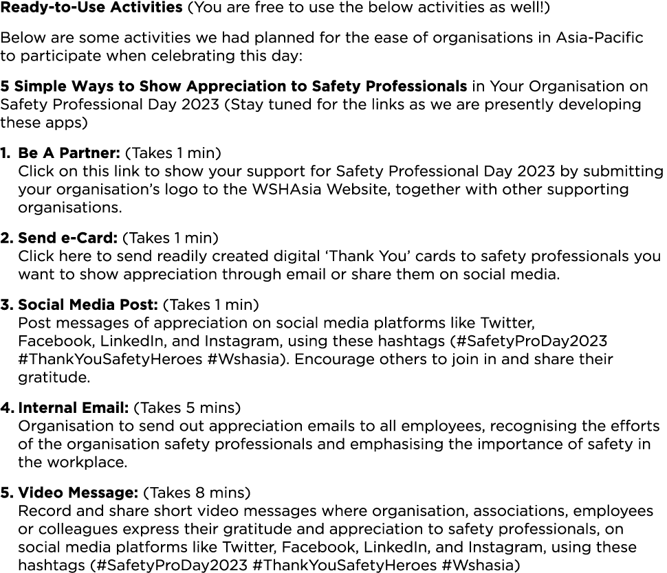 Ready to Use Activities (You are free to use the below activities as well!) Below are some activities we had planned ...