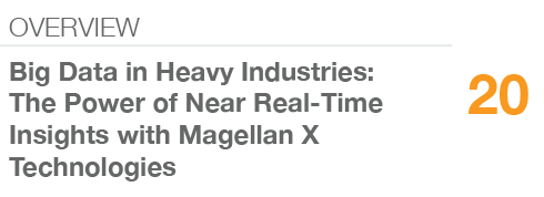 OVERVIEW,20,Big Data in Heavy Industries: The Power of Near Real Time Insights with Magellan X Technologies